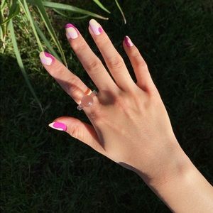 TRANSPARENT ORB RESIN RING